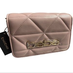 Bebe Gia Pearl Pink Crossbody NWT Purse Bag